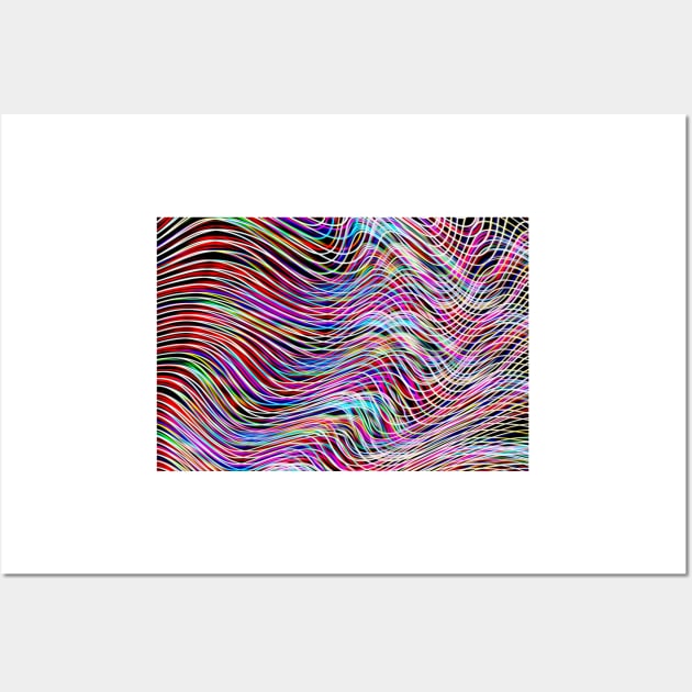 abstract waves Wall Art by chambergambit